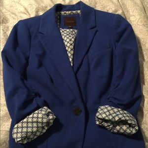 Dark Blue Lined Limited Jacket